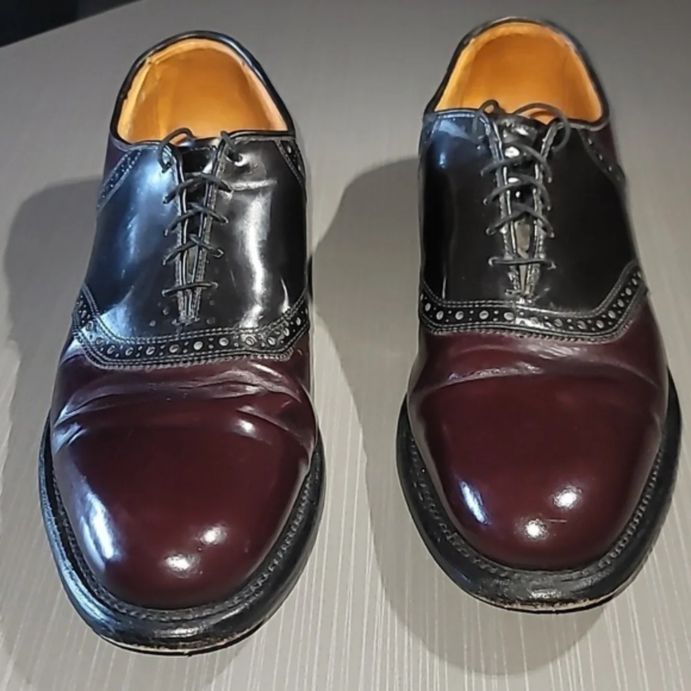 ALLEN EDMONDS 'Sheldon's 2‎ Toned Leather Oxford Men's 11B Great Condition